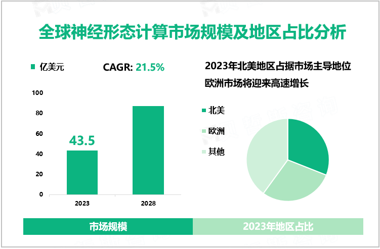 全球神经形态计算市场规模及地区占比分析